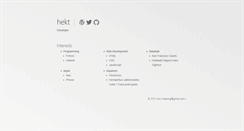 Desktop Screenshot of hekt.org